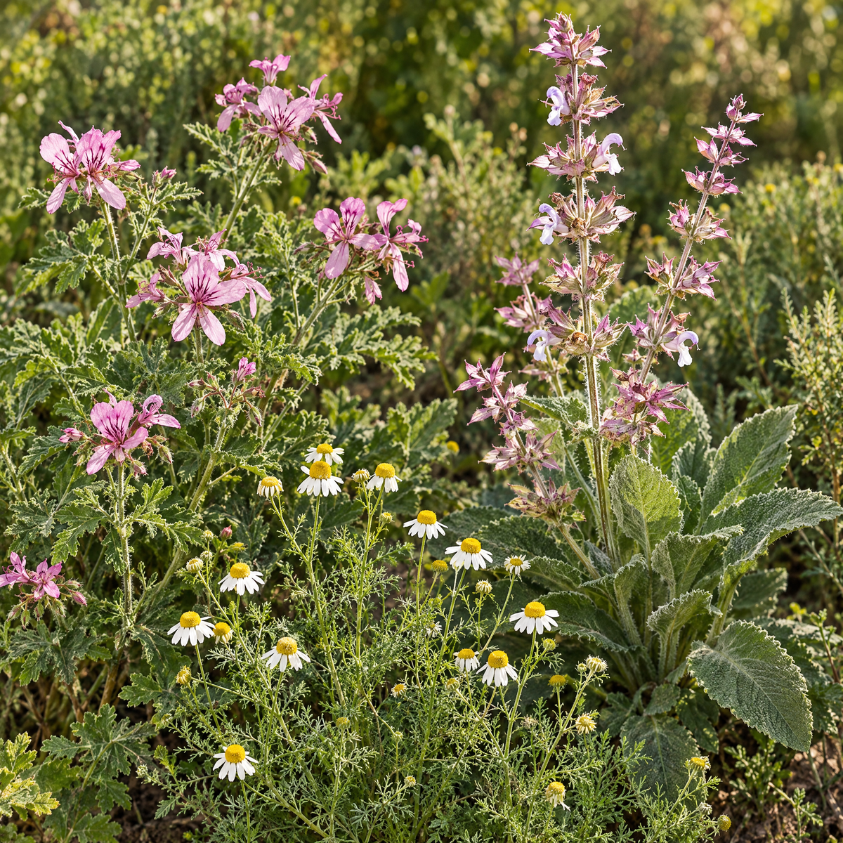 geranium scharlei kamille